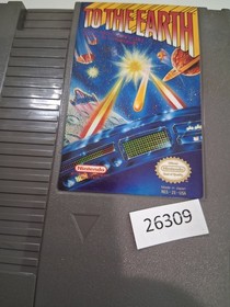 2 retro family  Nintendo shooter games NES Xenophobe + To The Earth  26309 wt12