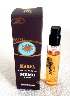 Memo Paris Marfa Eau de Parfum 0.17 Oz 5 mL Perfume Sample Spray Size New in Box