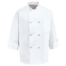 Red Kap Eight Pearl Button Chef Coat