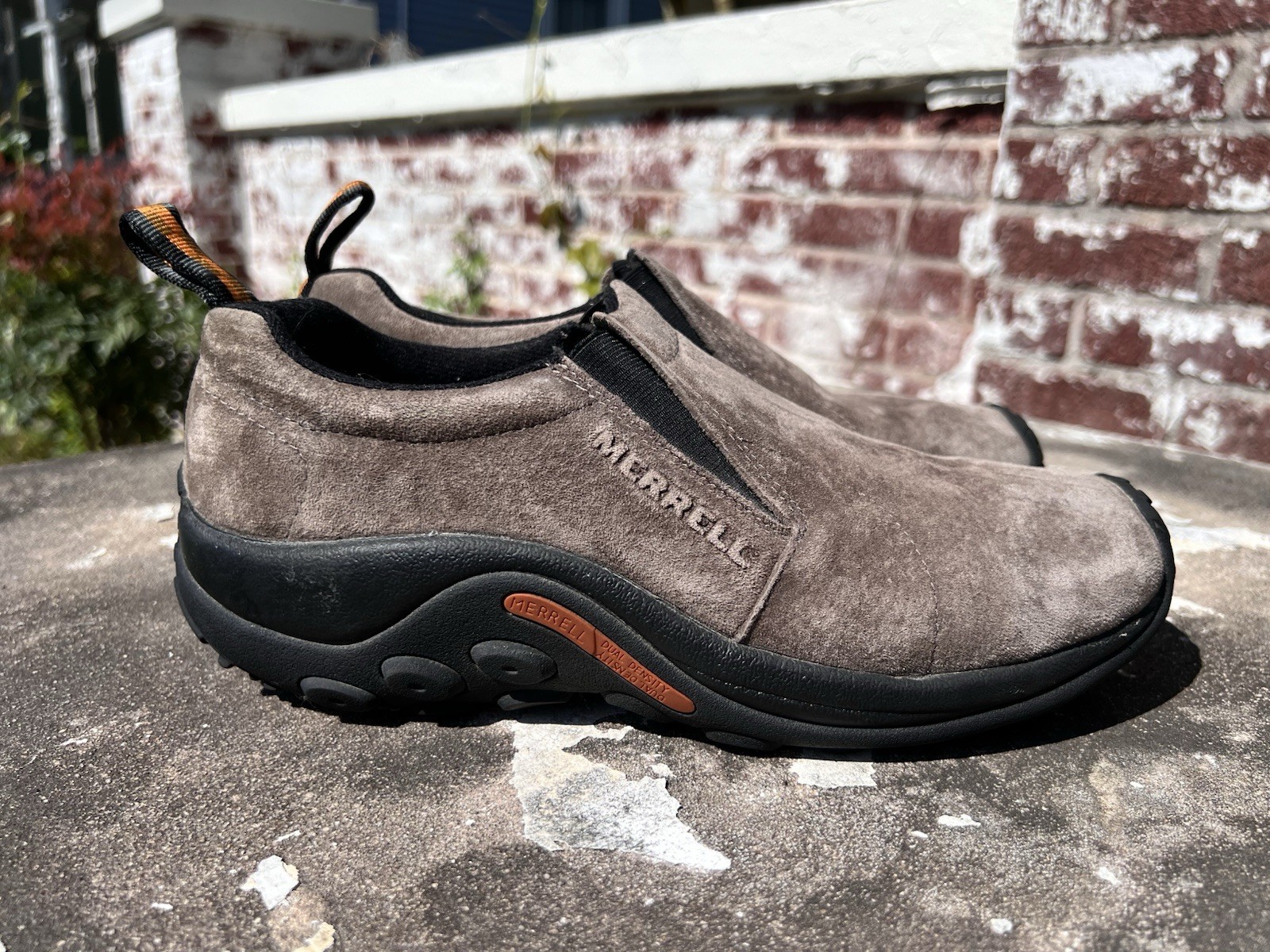 Scarpa da donna Merrell Jungle Moc taglia 10 5 grigio canna di fucile scamosciata J60788