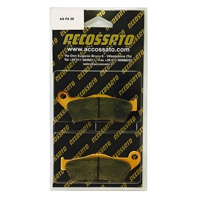 BREMSBELÄGE ACCOSSATO VORNE FÜR KTM SC 400 1999 > 2000 1 CP EV1