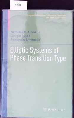 Elliptic systems of phase transition type. Progress in non-linear differential e