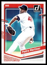 Pedro Martinez 2023 Donruss #212 Red Sox MLB READ FREE SHIPPING AutographDen