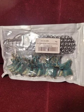  Stainless Steel Deer Head Shower Curtain Hooks.  Set Of 12 