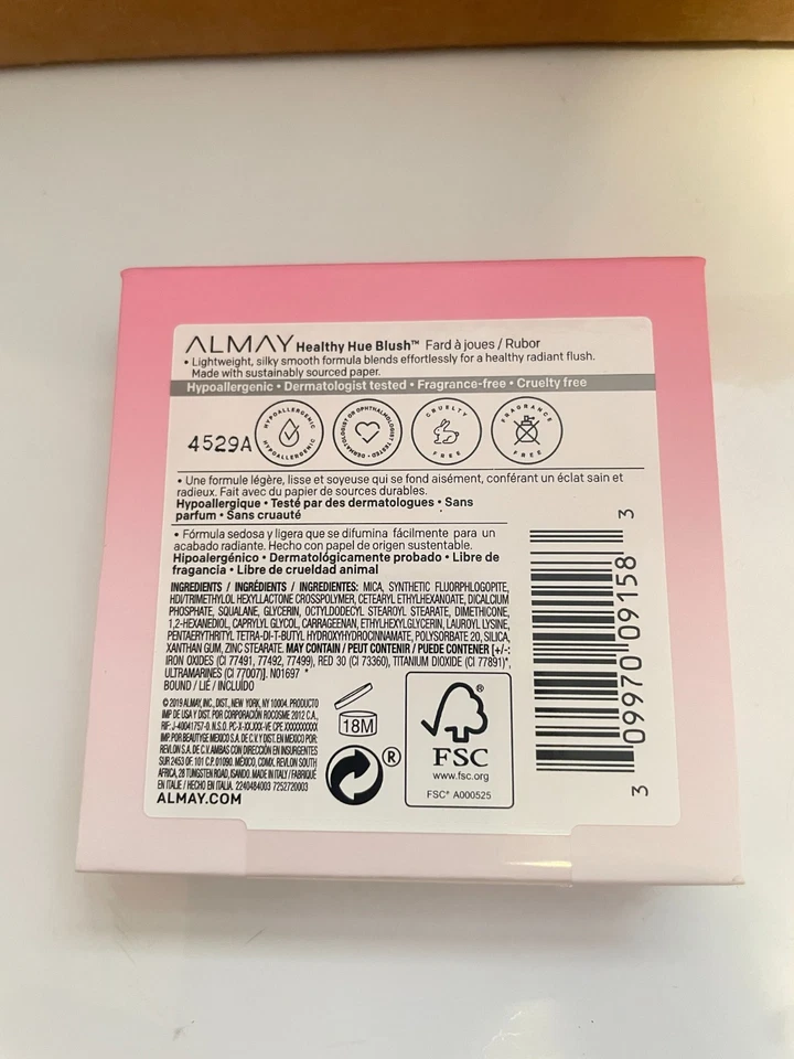 ALMAY Healthy Hue Blush - 300 PINK FLUSH (0.17Oz / 5g) - Image 2 of 2