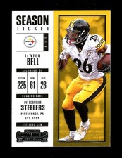 2017 Panini Contenders Season Ticket #47 Le'Veon Bell Pittsburgh Steelers QTY