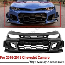 For 2016-2018 Chevrolet Camaro 1LE style full Front Bumper Grille Set Plastic