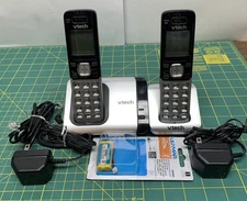 VTech CS6719-2 Cordless Phone with Caller ID/Call Waiting 2 Handset Tested