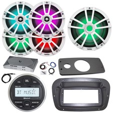 JBL Marine Radio, Spa Bezel,Adapter, ANT, Amp,Kit, LED Sub,4x 6.5" LED Speakers