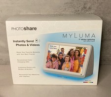 Photoshare My Luma 7  White Lightning WiFi Digital Photo Smart Frame New In Box