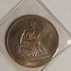 1 Troy Oz .999 Fine Silver Round Bullion Coin - Seated Liberty Design