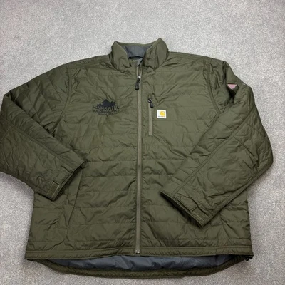 Carhartt Jacke Erwachsene X Large Grün Rain Defender Puffer Leicht... - Bild 1 von 4
