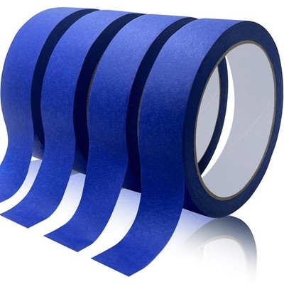 Blue Painters Tape, Masking Tapes, Premium 4 Rolls, 0.94'' x 22 Yds,