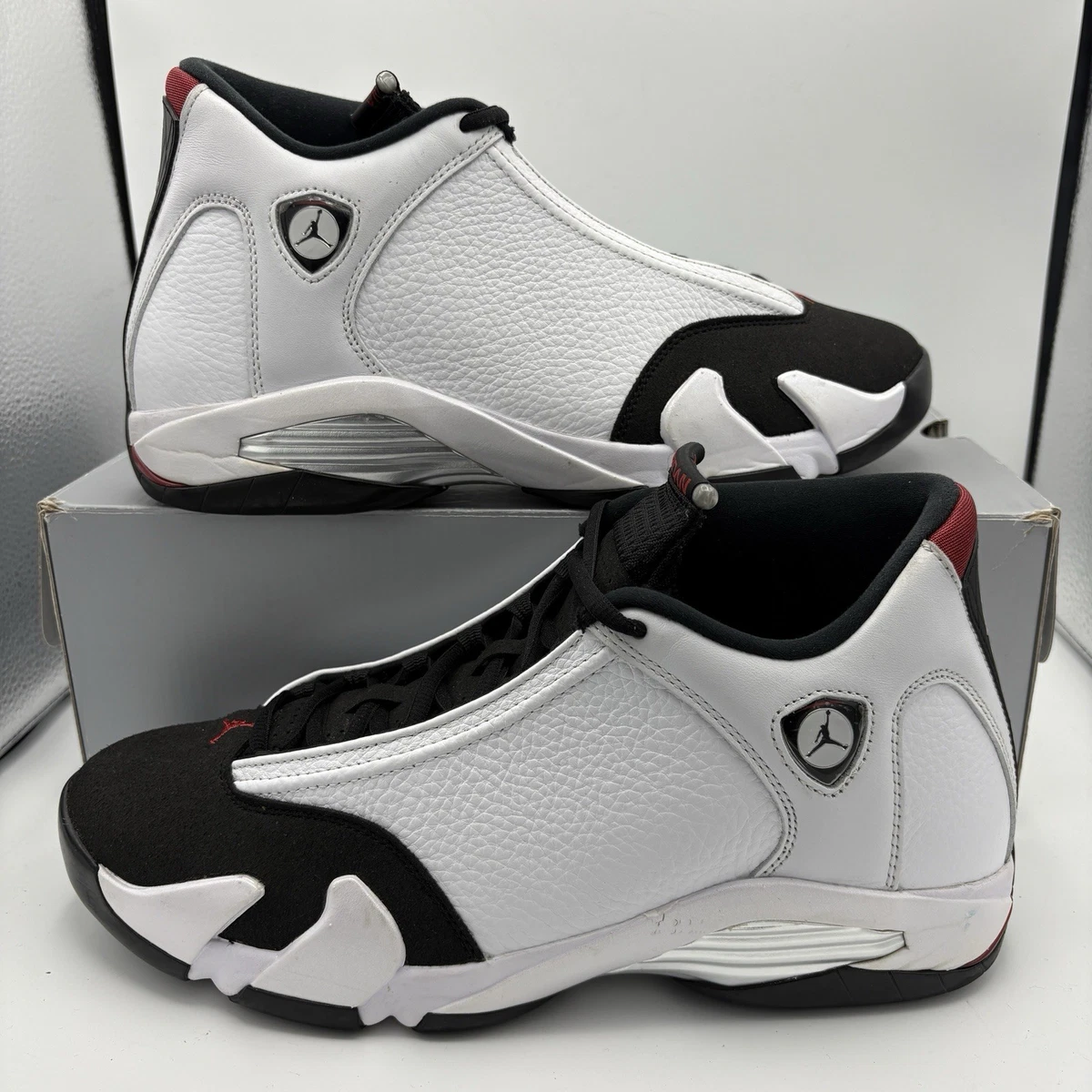 Jordan 14 Retro Black White | eBay