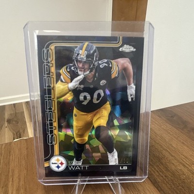 Topps Chrome sapphire 2026 T.J. Watt black refractor /10 Steelers
