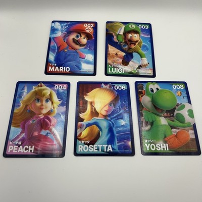 Super Mario Galaxy Movie Character Card Set (5 cards) - Japan Exclusive