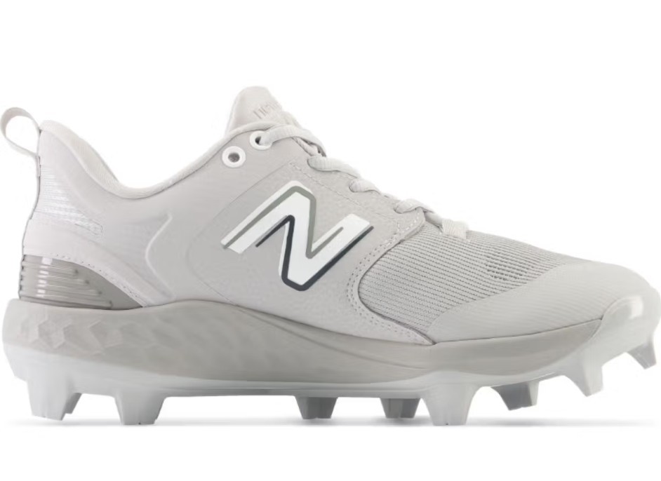 New Balance Fresh Foam PL3000G v6 Molded Baseball Cleats - Grey - Men's 8.5