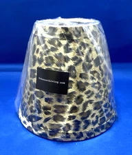 Leopard Animal Print Mini Clip-on Lamp Shade by Urbanest Living  5 x 6 inches.