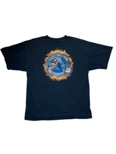 Vintage Planet Hollywood Orange County Choppers Mens Tee Shirt Black XL