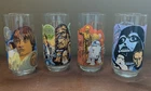 Vintage Set of 4 1977 Star Wars Burger King Coca Cola Glasses