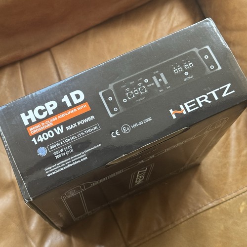 Hertz HCP 1D Mono D/Class subwoofer amplifier - 700w @ 2ohms - sub - Picture 9 of 9