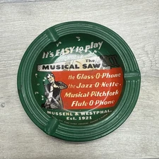 MUSSEHL & WESTPHAL Professional Musical Saw Ashtray - Rare