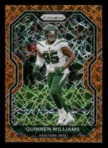 2020 Panini Prizm #32 Quinnen Williams Prizm Lazer New York Jets