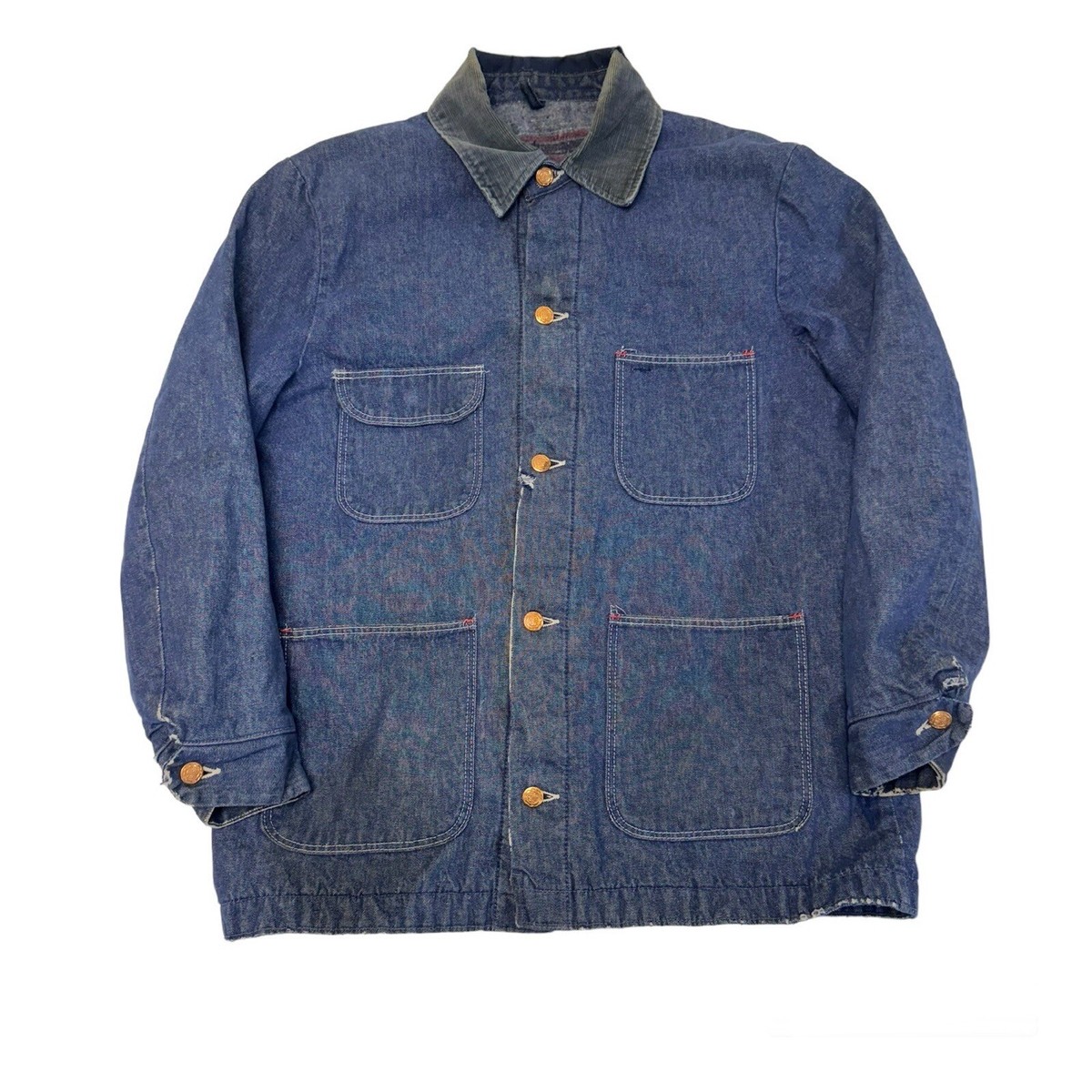Vintage 60s Wrangler Blue Bell Denim Farm Workwear Chore Vintage 60s Wrangler Blue Bell Denim Farm Workwear Chore