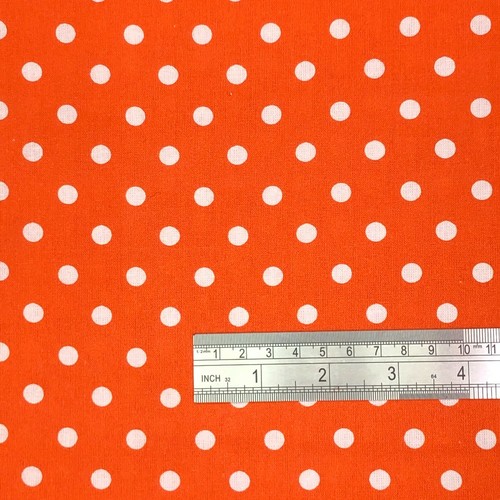100% Cotton Polka Dot Shabby Chic Print Children Craft Fabric | 140 cm Wide | FQ - Picture 41 of 53