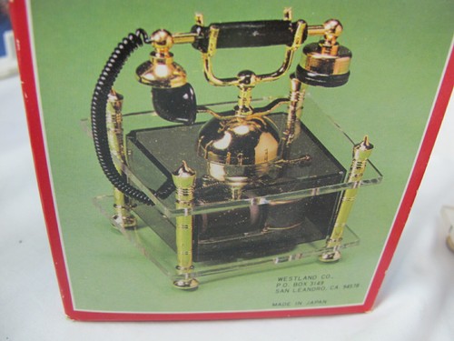 VINTAGE CLEAR TONE YESTERDAY MUSICAL TINY TELEPHONE W BOX MUSIC WESTLAND CO. - 第 2/5 張圖片