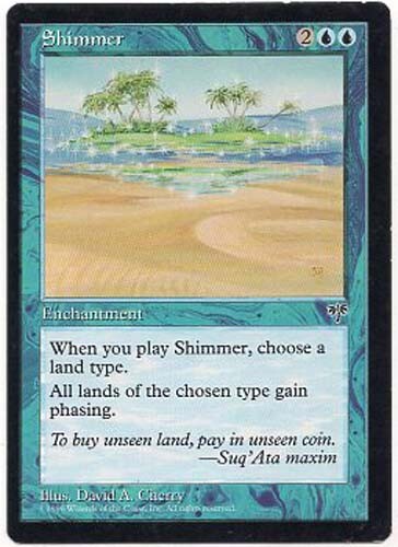SHIMMER #92 MAGIC MTG MIRAGE  LIGHT PLAY (LP)