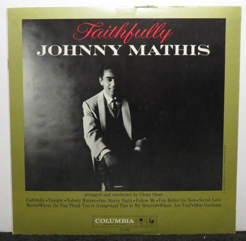 JOHNNY MATHIS FAITHFULLY (VG+) CL-1422 LP VINYL RECORD | eBay