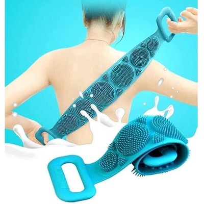 Umiya Enterprise Silicone Bath Body Cleaning Belt Multicolor For Unisex