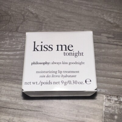 Philosophy Kiss Me Tonight Moisturizing Lip Treatment Balm 0.30 oz.   NEW IN BOX