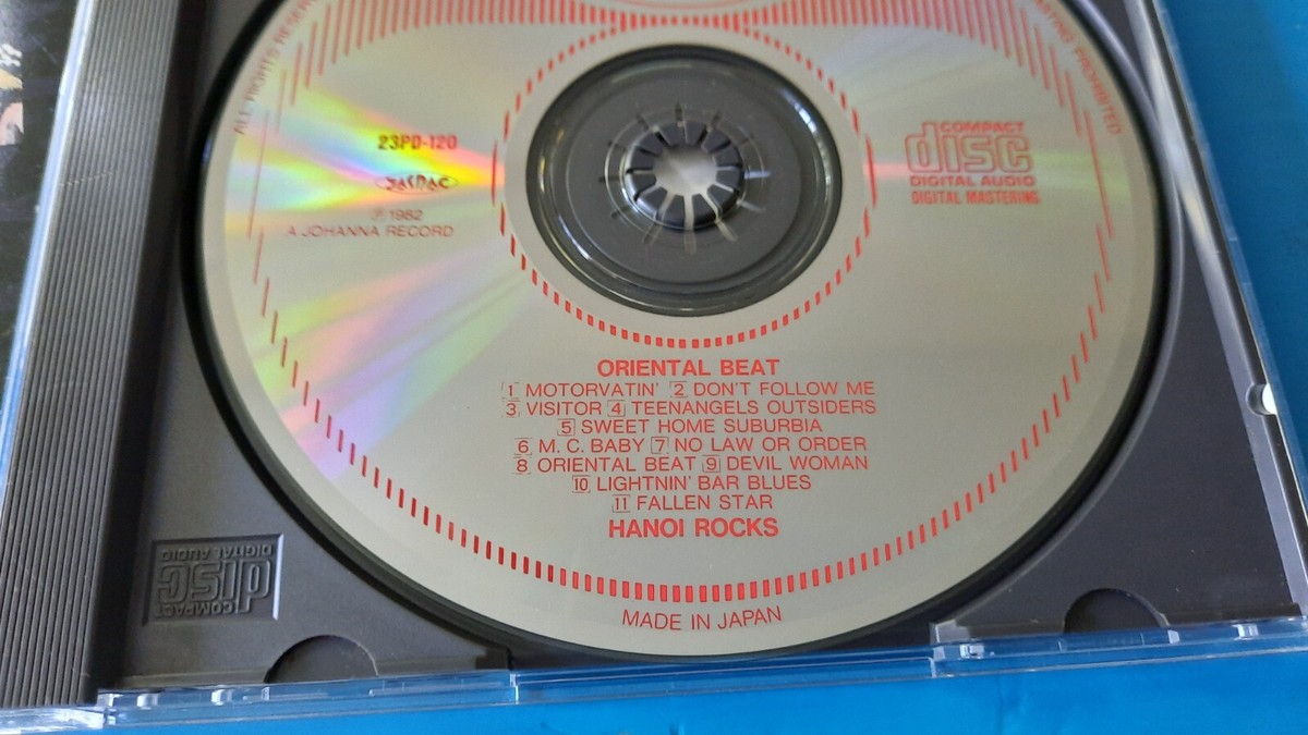 ORIENTAL BEAT オリエンタル・ビート by Hanoi Rocks (CD, EARLY JAPAN