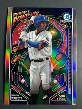 2024 Topps Bowman Chrome Prospect Power-Up Sebastian Walcott PP-20 Rangers (SW1)