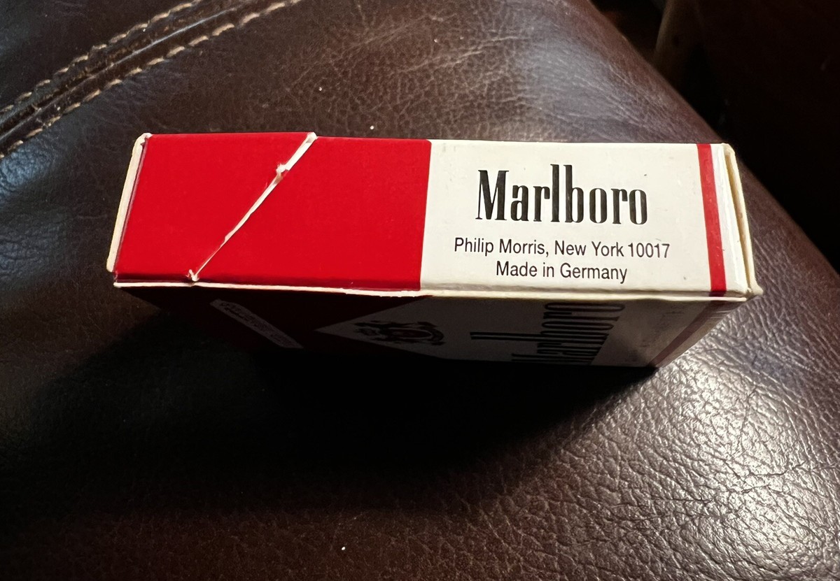 sainsburys marlboro tobacco Classic Marlboro Cigarette Pack Matchbox, Unstruck
