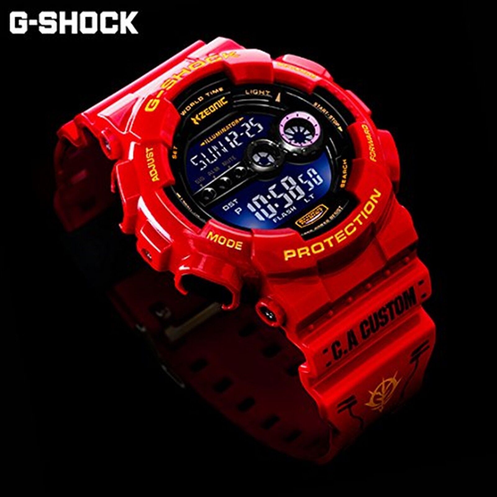 G-shock x Char Gundam Gshock limited 35th anniversarry BANDAI 