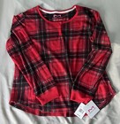 Woman’s Size Large Red Black & Green Plaid Maidenform Pajama Set New With Tags — photo 2