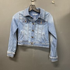 Girls Car  Jack Blue Jean Jacket Size M 7/8 
