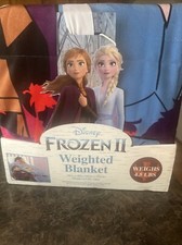 Disney Frozen Kids Weighted Blanket, Anna Elsa 36" x 48" Weighs 4.5 lbs
