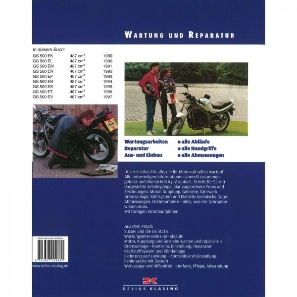 Thumbnail - Suzuki Gs 500 Ek/l/m/n/p/r/s/t/v (1989-2007) - Wartungs- Und