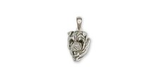 Shar Pei Pendant Jewelry Sterling Silver Handmade Dog Pendant SHP3-P