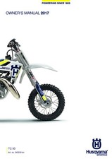 Husqvarna Owners Manual Book Guide 2017 TC 50