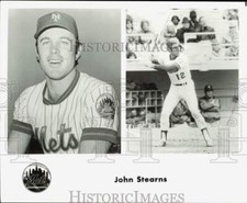 Press Photo John Stearns, Catcher, New York Mets Baseball Team - lrs29877