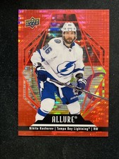 22-23 UD Allure Hockey Red Rainbow Parallel 49 Nikita Kucherov