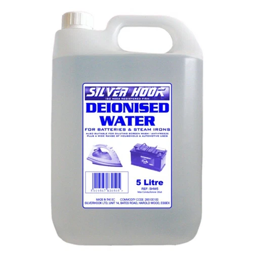 Silverhook Deionised Water for Car Battery/Steam Iron 5L Litre