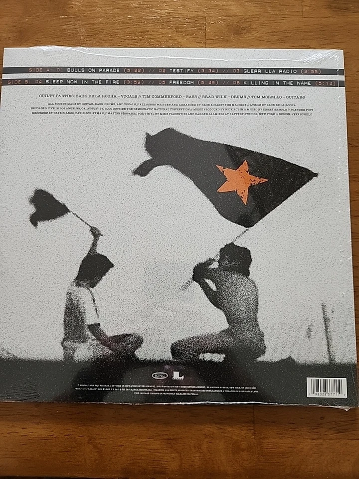 RAGE AGAINST THE MACHINE Democratic National Convention BF RSD Vinyl LP - Image 2 of 2