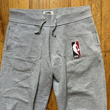 '47 Brand NBA Sweatpants Mens L Gray Heavy Joggers Basketball Logo