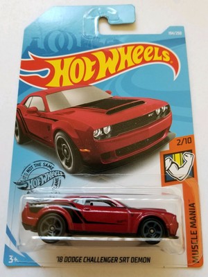 dodge challenger demon hot wheels